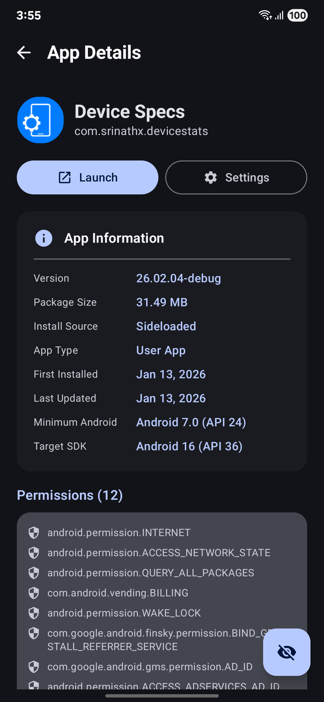 Device Specs - Complete Android Device Information & Hardware Monitor